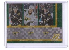 Trevor Daley, Jamie Benn & Brad Richards 2010-11 Zenith Mozaics Card #7
