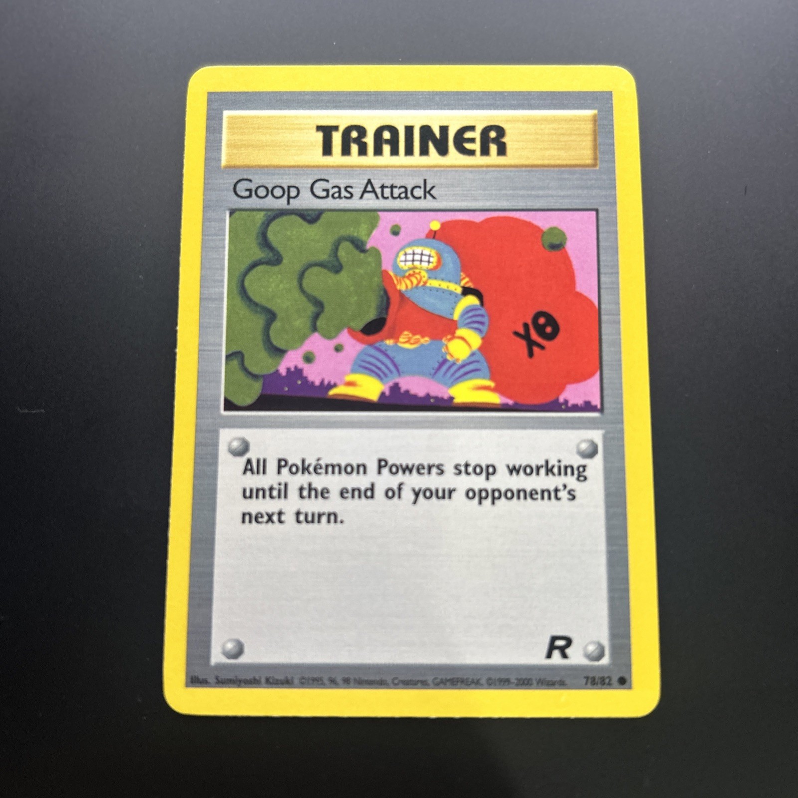Goop Gas Attack 78  WOTC Pokemon Vintage Base Set