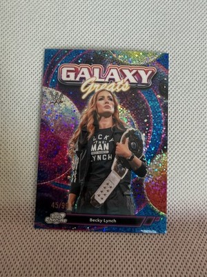 Becky Lynch 2026 Topps Chrome Cosmic WWE Galaxy Greats Blue Moon /99 #GG-22