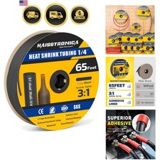 3:1 Heat Shrink Tubing, Shrink Ratio Adhesive Lined Marine Grade Heat Shrink ...