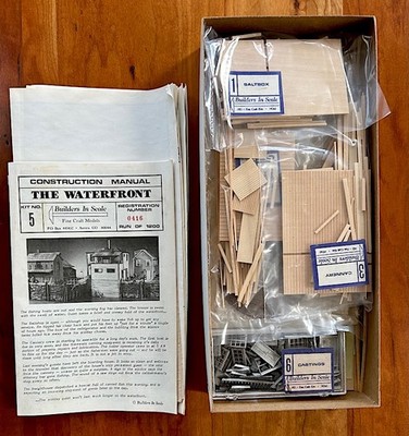 HO Builders In Scale Kit #5 , ''The Waterfront'' Numbered Edition #416 of 1200