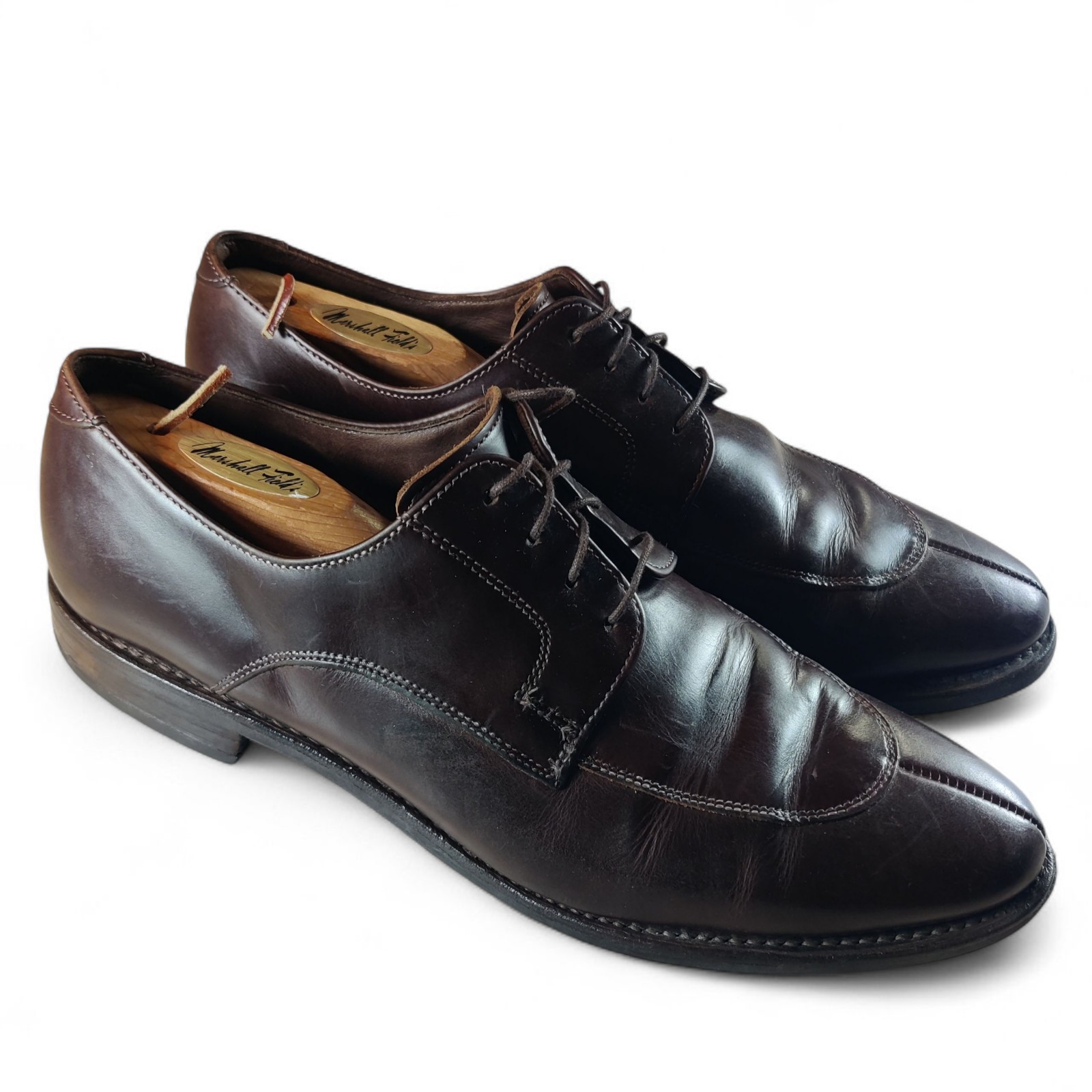 SAOLA Allen Edmonds Belmont Oxfords pelle marrone made in USA uomo 11 B *Leggere descrizione