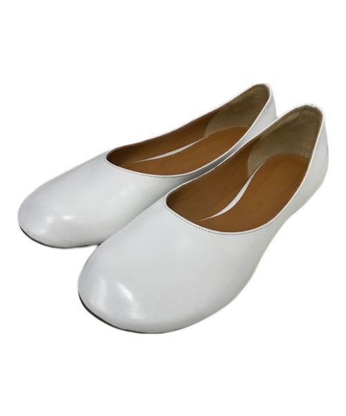 Pippichic White Ballet Flat Shoes PP23-Bieber Size 10