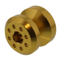 AufnahmehüLse Schwinge Einzeln M8 Alu Gold FüR Kawasaki ZX-6R 636 E Ninja 13-16