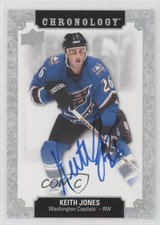 2018-19 Upper Deck Chronology Franchise History Keith Jones #FH-WA-KJ Auto 0o5t