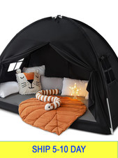 Twin Size Bed Canopy Bed Tents Dream Tent on Bed Privacy Space Blackout Sleeping