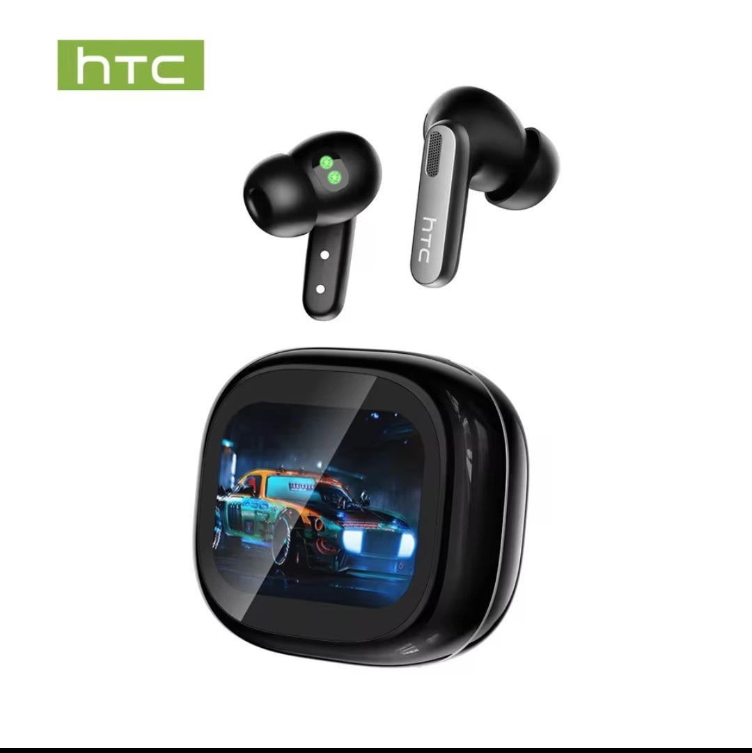 Écouteurs traducteurs HTC barrière de la langue résolue grâce à l'écran tactile et suivi cardio