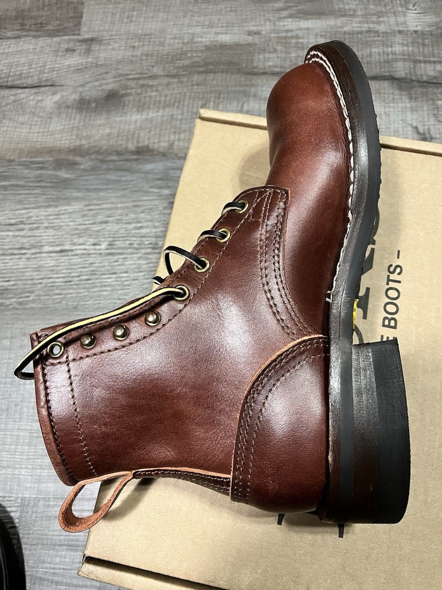 Nicks Falcon Boots 7.5E Horween Roanoke Timber | eBay