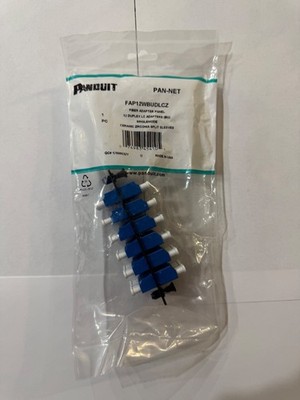 Panduit Opticom Fiber Adapter Panel OS2, 12 LC Duplex Blue (FAP12WBUDLCZ)