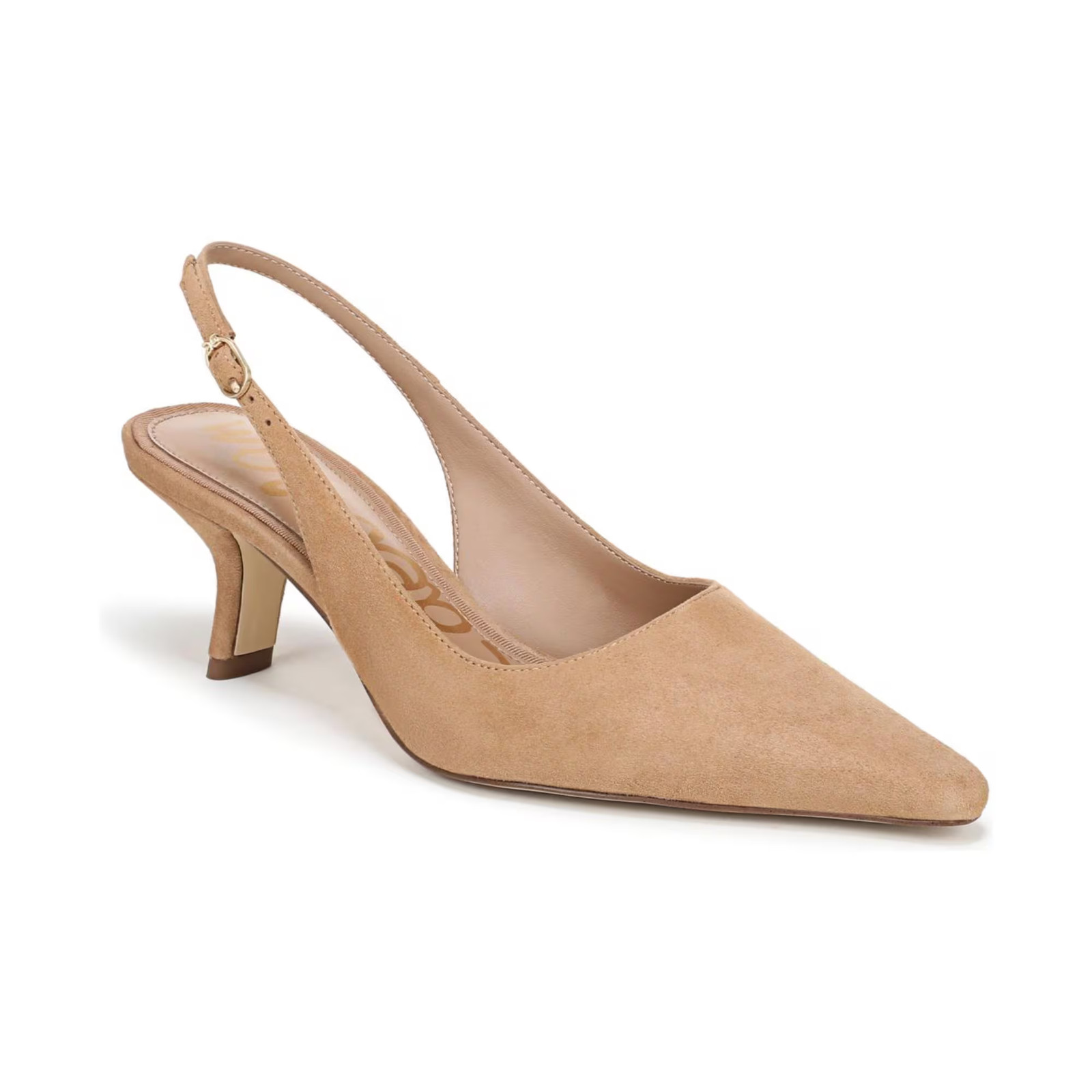 Women's Sam Edelman Bianka Slingback Pumps Cyprus Tan Suede