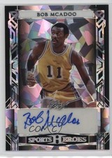 2024 Leaf Metal Sports Heroes Silver Crystals /39 Bob McAdoo Auto HOF 1r1k