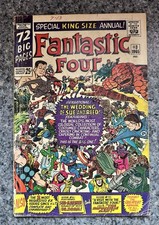 Fantastic Four King-Size Annual #3 Fine Sue & Reed Wedding (Marvel Oct 1965)