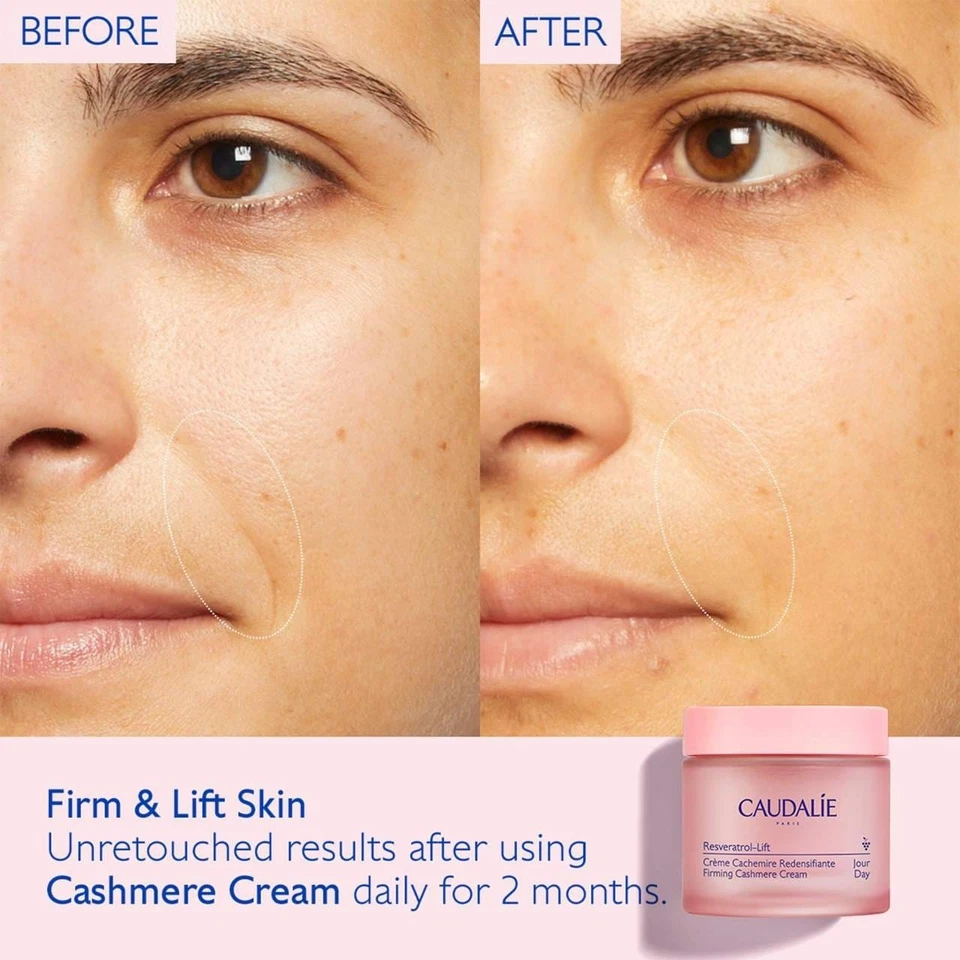 NUEVA Crema Reafirmante Caudalie Resveratrol Lift Cachemira-50 ml/100% AUTÉNTICA Foto 3 de 4