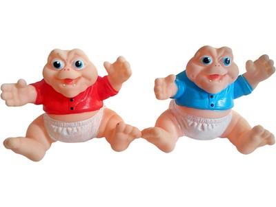 Set 2 Disney The Dinosaurs Tv Show Baby Sinclair Figure Mexico Bootleg Figure