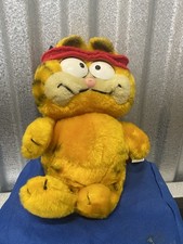 Garfield 9 Jogger Arm Chair Athlete 1978 Stuffed Animal ; Dakin ; Vintage