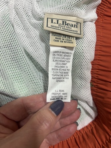 L.L. Bean Herren Gr. XL Badehose mit Taschen & Netzfutter 10" Schrittlänge grün gebraucht, in einwandfreiem Zustand - Bild 6 von 12