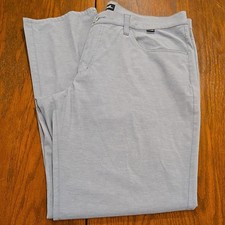 Travis Mathew Men's Golf Pants Size 36x32, Gray, Lightweight Performance