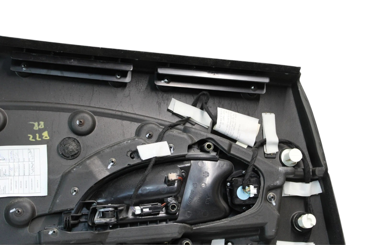 03-13 Maserati Quattroporte M139 Rear Right Side Interior Door Panel Black OEM