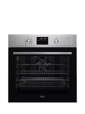 Image of AEG BPX535061M Built In Single Electric Oven Pyrolytic 72L Stainless Steel