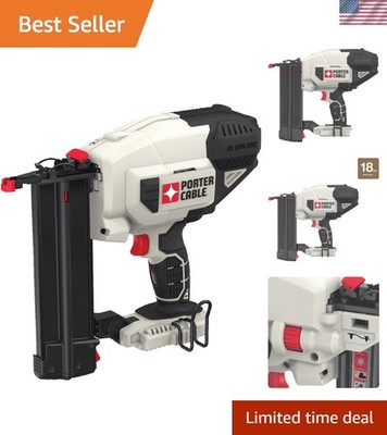Professional 20V MAX Lithium Brad Nailer - Lightweight & Tool-Free Control