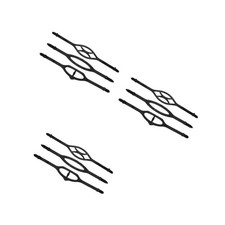 9 pcs Silicone Diving Mask Strap Replacement - Flexible Scuba Snorkeling
