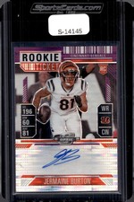 2024 Panini Contenders Optic #135 Jermaine Burton Purple Pulsar #/27