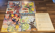 2000AD Progs 750–752 Complete Set + Database Album + Datachips + Rare Letter