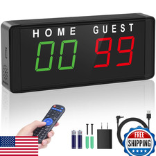 Portable LED Digital Scoreboard with Remote - Basketball, Cornhole, Ping Pong