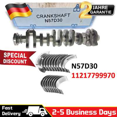 BMW Crankshaft Two Parts Kit N57D30 N57 3.0 Diesel 6 Cylinder New