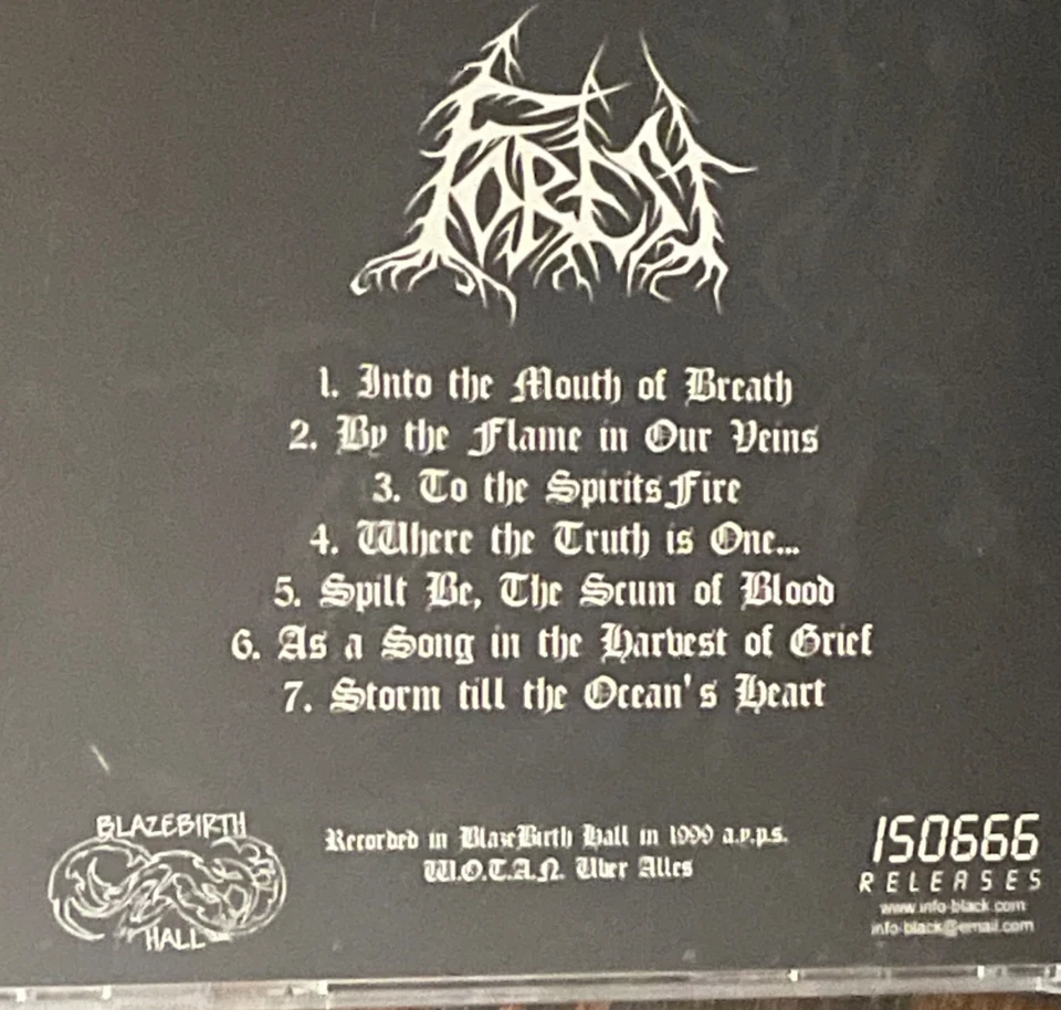 Forest CD Branikald Nitberg Walknut Vothana Absurd Wolfnacht - Image 4 of 4