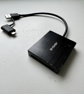 Cfast Card Reader, BYEASY USB 3.0 USB C Cfast 2.0 Card Reader, Portable Aluminum