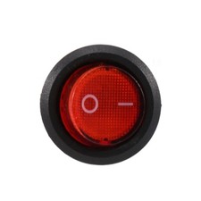 Rocker  Bipolar ON OFF Red 3 Pins 220V G5A68904