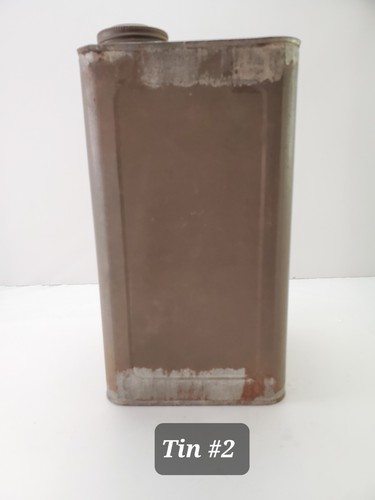 Due lattine di latta sciroppo d'acero da 1 gallone vintage di Baker Bros. - Foto 16 di 17