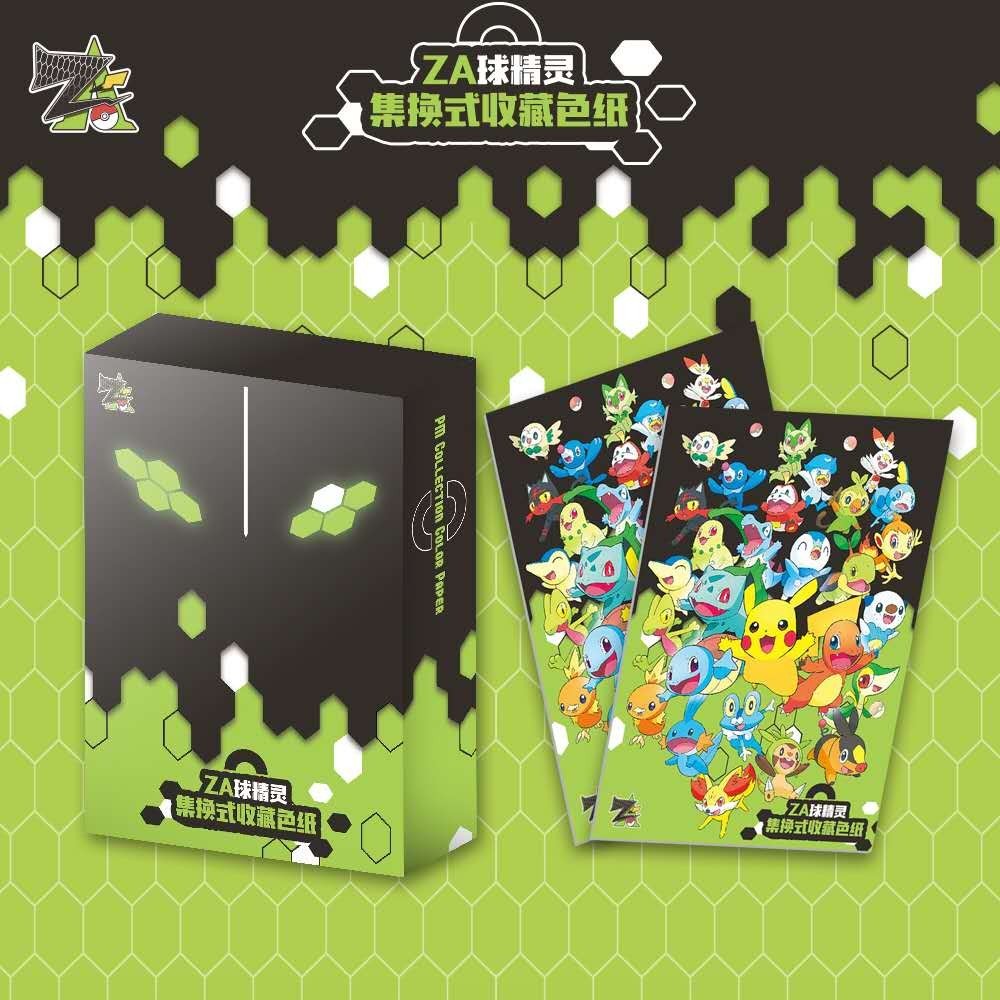 Pokémon ZA Shikishi Booster Box - A6 10cm×15cm 6 Cards Per Box CCG