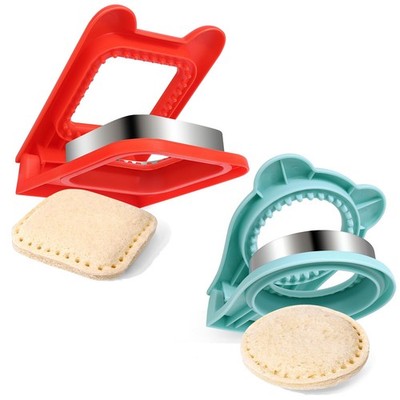 Sandwich Maker,2PCS Sandwich Cutters for Lunch,Crustless Breakfast Sandwich C...