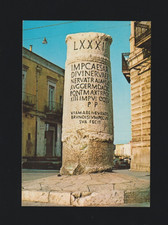 CERIGNOLA FOGGIA CARTOLINA PIETRA MILIARE ROMANA FG VG 1981