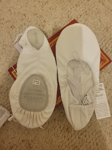 SANSHA NEW YORK WOMEN'S BALLET SHOES SLIPPERS SIZE 14 NEW MEDIUM WIDTH - Picture 6 of 6