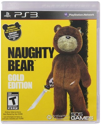 Naughty Bear Gold Edition DLC On Disc PS3 Used