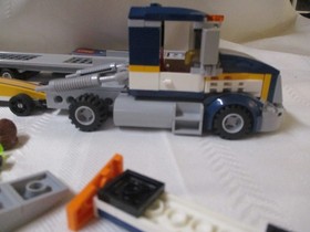 LEGO 60151 CITY DRAGSTER TRANSPORTER WITH MANUAL
