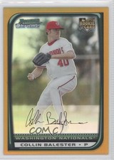 2008 Bowman Draft Chrome Gold Refractor 28/50 Collin Balester (Base) #BDP6 0b0