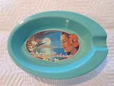Tommy Bahama Bar Ashtray Ceramic Aloha Moonlight 2012 Tropical Decor