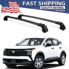 Fits For Nissan Kicks 2024 2025 Roof Cross Bar Curt Roof Rack Cross Rails Black