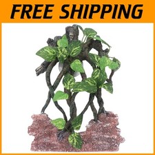 Stabilizing Reptile Habitat Rock Background - Suction Cup Mounted - Natural Look