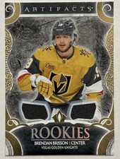 2024-25 Upper Deck Artifacts Brendan Brisson #173 Rookies Gold Materials /499