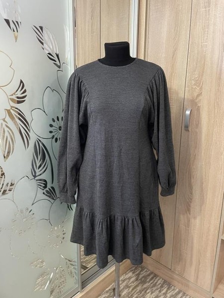 Women Gestuz Dress Grey Wool 38 #86GQ
