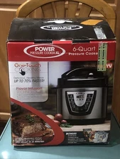 New In Open Box- Unused- 6-quart Power Pressure Cooker XL