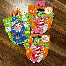 Never Used Vintage McDonald's 1990 McBoo Bag Halloween Witch Frankenstein