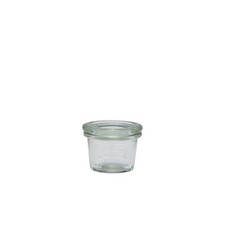 GenWare Glass Jar Clear Food Storage WECK Mini Jar 3.5cl/ 1.25oz - Pack of 24
