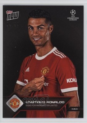 2021-22 Now UEFA Champions League New Signings Black 4/99 Cristiano Ronaldo 11ao