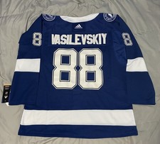 Andrei Vasilevskiy Tampa Bay Lightning Adidas maglia autentica taglia 54